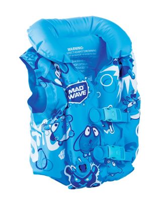 MAD WAVE - GIUBBOTTO SALVAGENTE GONFIABILE - INFLATABLE SWIMVEST - 3-6 YEARS - M075602004W - BLUE