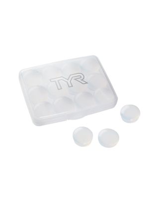 TYR - TAPPI SOFT SILICONE EAR PLUGS - 12 PACK (6 PAIA) - LEP12PK-101 - CLEAR