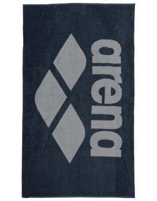 ARENA - TELO SPUGNA - POOL SOFT TOWEL - 150x90cm - 001993750 - NAVY/GREY