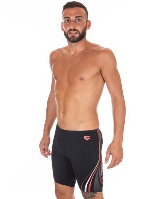ARENA - COSTUME JAMMER - ONE SERIGRAPHY - 001289504 - BLACK/FLUO RED - MAXLIFE