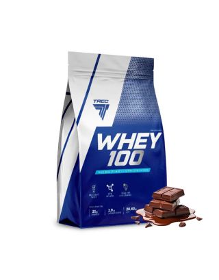 TREC NUTRITION - WHEY 100 - 900G - DOUBLE CHOCOLATE