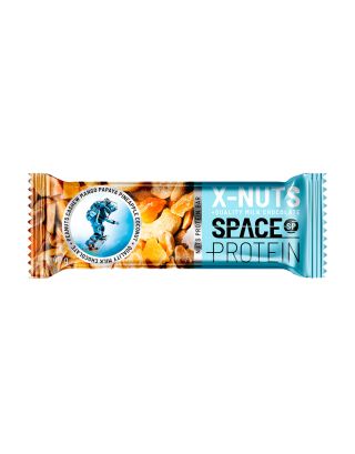 SPACE PROTEIN - BARRETTA X-NUTS BAR - 40G - PEANUTS & ESOSTIC FRUIT