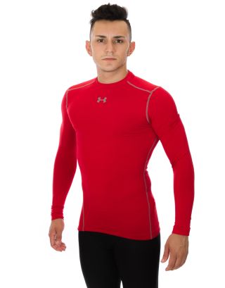 UNDER ARMOUR - MAGLIA COLDGEAR® ARMOUR LS CREW - 1265650-0600 - RED