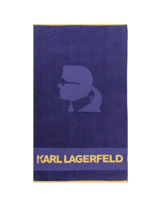 KARL LAGERFIELD - TELO MARE - KL20TW01 - NAVY/YELLOW