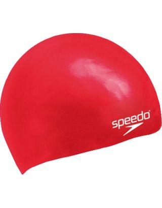 SPEEDO - CUFFIA JUNIOR - PLAIN MOULDED SILICONE CAP - 709900004 - RED