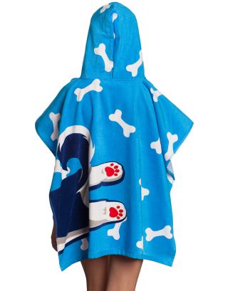 MAD WAVE - PONCHO IN SPUNGNA - HUSKY - M076002000W - BLUE