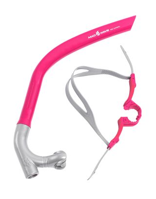 MAD WAVE - RESPIRATORE FRONTALE -  PRO SNORKEL - M077301011W - PINK