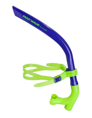 MAD WAVE - RESPIRATORE FRONTALE -  PRO SNORKEL - M077301003W - NAVY