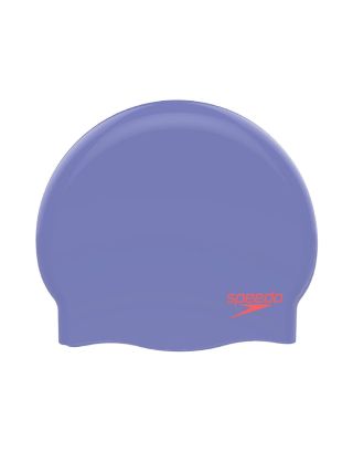 SPEEDO - CUFFIA JUNIOR - PLAIN MOULDED SILICONE CAP - 70990D438 - PURPLE/RED