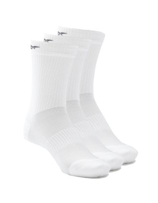 REEBOK - CALZE/SOCKS - ACTIVE FOUNDATION MID-CREW (3 PACK) - GH0416 - WHITE