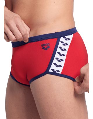 ARENA - COSTUME BOXER - ICONS LOW WAIST SHORT - 005046417 - RED/NAVY