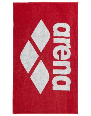 ARENA - TELO SPUGNA - POOL SOFT TOWEL - 150x90cm - 001993410 - RED/WHITE