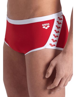 ARENA - COSTUME BOXER - ICONS LOW WAIST SHORT - 005046401 - RED/WHITE