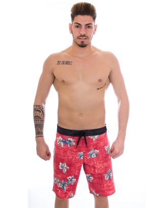 VANS - COSTUME BOARDSHORT - HAWAII FLORAL BOA - VN0A3HD514A - CHILI PEPPER