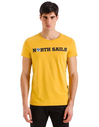 NORTH SAILS - T-SHIRT GRAPHIC SS - 691687-0600 - YELLOW