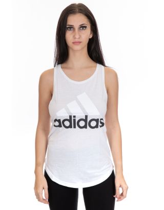 ADIDAS - CANOTTA DONNA - LINEAR LOOSE - BR2552 - WHITE/BLACK