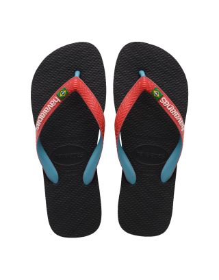 HAVAIANAS - INFRADITO UNISEX - BRASIL MIX - 4123206-9710 - BLACK/RUBY RED - A