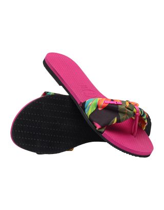 HAVAIANAS - INFRADITO DONNA - YOU ST TROPEZ PRINT - 4148246-8910 - PINK ELECTRIC - A