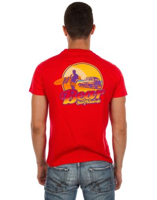 BEAR - T-SHIRT M/C - PHT010-316 - RED/ROSSO