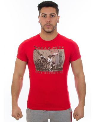 BEAR - T-SHIRT M/C - PHT015-316 - RED/ROSSO