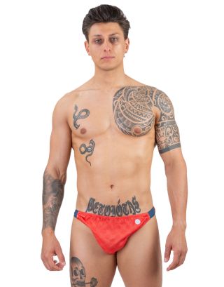 MASTER NUOTO - COSTUME SLIP COTONE - ST. TROPEZ MN0001CA - CATHEDRAL RED
