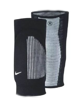 NIKE - GINOCCHIERE VOLLEY PALLAVOLO - NIKEFIT DRY SKINNY KNEEPADS - BLACK/WHITE