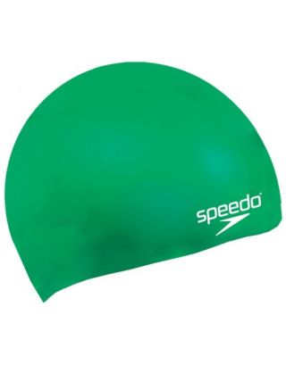 SPEEDO - CUFFIA JUNIOR - PLAIN MOULDED SILICONE CAP - 709900005 - GREEN